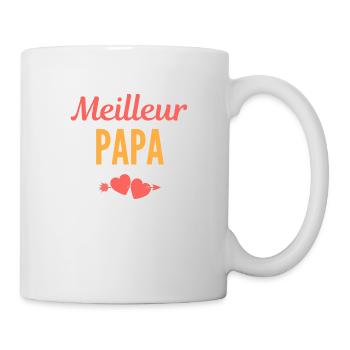 Meilleur Papa - Mug blanc - blanc - Droite