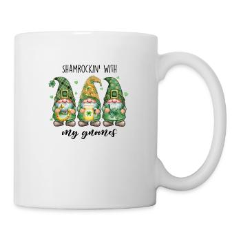 shamrockin with my gnomies - Tasse - Weiß - Rechts