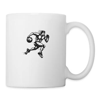 Basketballspieler - Tasse - Weiß - Rechts