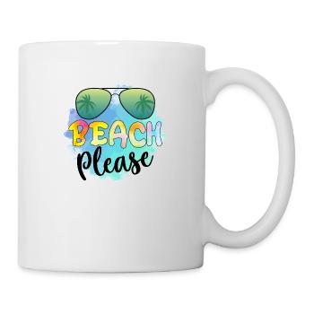 Beach - Tasse - Weiß - Rechts