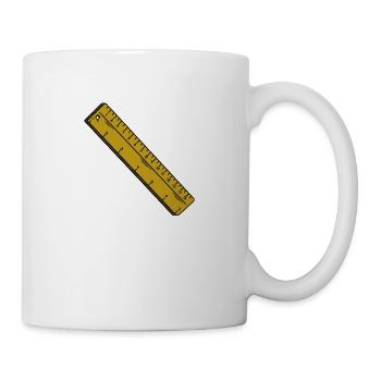 Ruler from elementary school. - Mug - white - Right