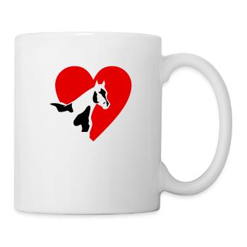 Paint Horse - Tasse - Weiß - Rechts