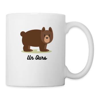 Un Ours - Mug blanc - blanc - Droite
