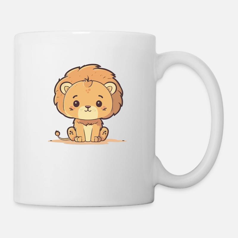Lion cub - Mug - white