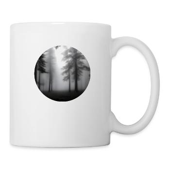 Black and white trees - Mug - white - Right