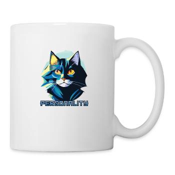 Katze Persönlichkeit - Tasse - Weiß - Rechts