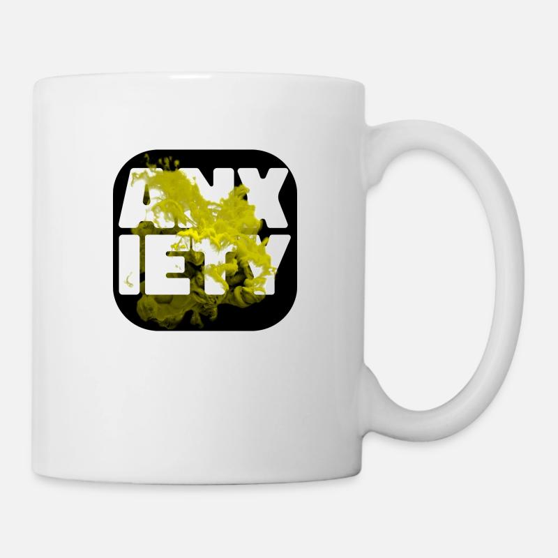 Anxiety yellow - Mug - white