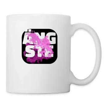 Ängste pink - Tasse - Weiß - Rechts