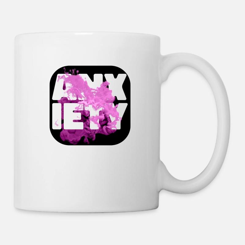 Anxiété rose - Mug blanc - blanc