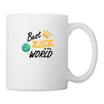 Best Mom in the World - Tasse - Weiß - Rechts