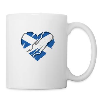Scotland flag Scottish flag Alba GB UK - Mug - white - Right