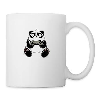 Der traurige kleine Panda - Tasse - Weiß - Rechts