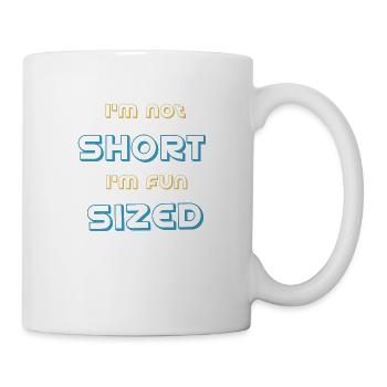 Je ne suis pas petit je suis de taille amusante - Mug blanc - blanc - Droite