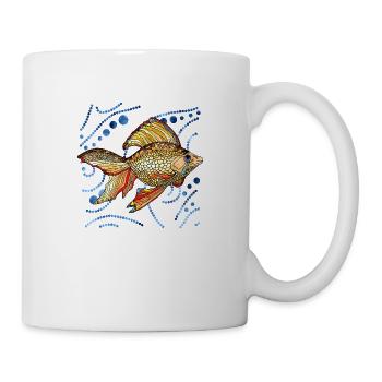 Poisson - Mug blanc - blanc - Droite