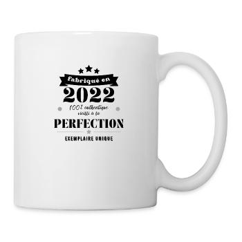 fabriqué en 2022 - Mug blanc - blanc - Droite