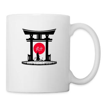 Samurai Torii Gate | Aesthetic Japan Vibes - Mug - white - Right