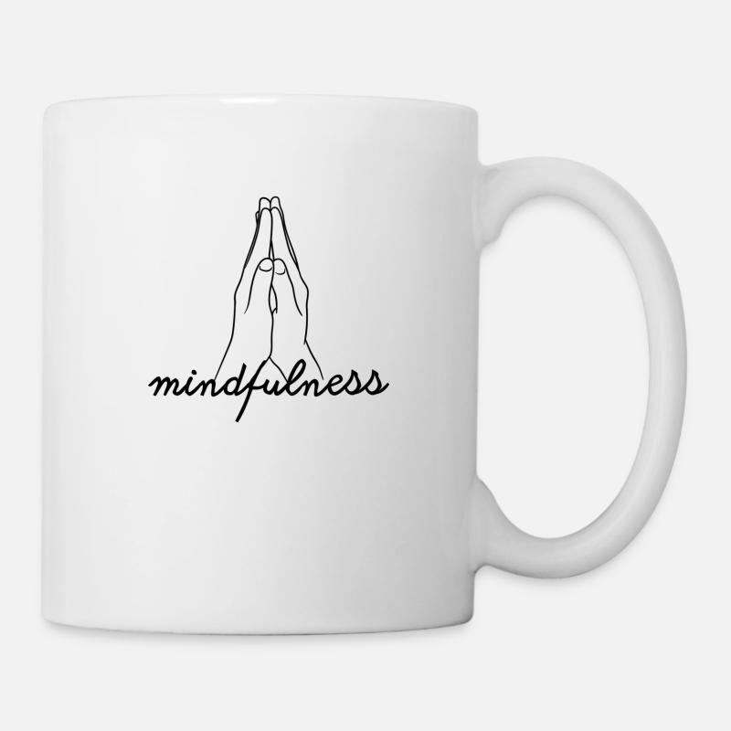 Mindful Breath, Mindful Life - Tasse - Weiß