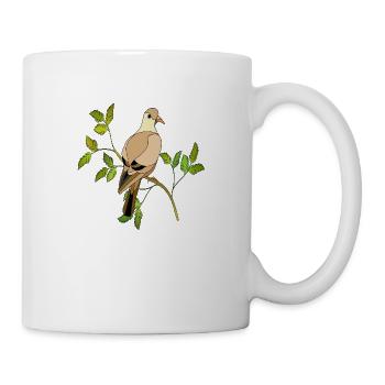 Oiseau - Mug blanc - blanc - Droite