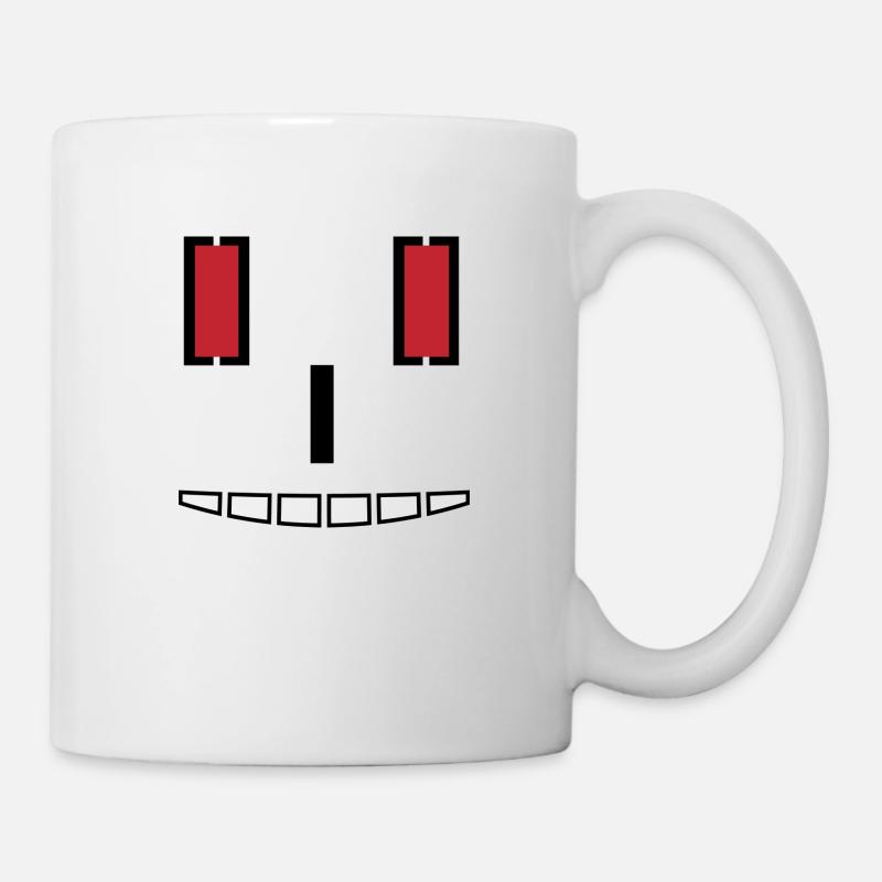 RED EYES - Tasse - Weiß