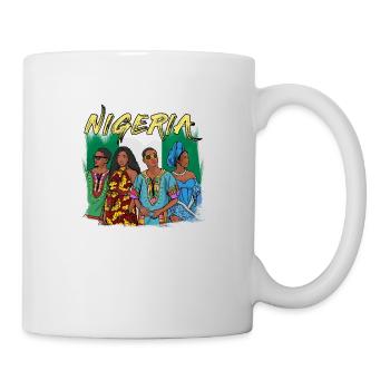 Nigeria Nigerian Africa Flag Pride I Gift - Mug - white - Right