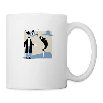 L'homme de la mer - Mug blanc - blanc - Droite