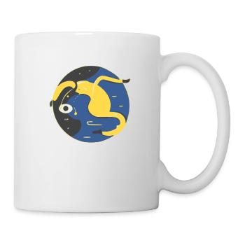 Eine unwirkliche Welt für sich - Tasse - Weiß - Rechts
