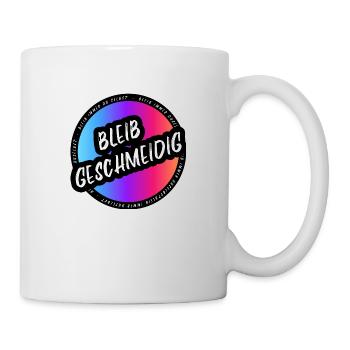 Bleib Geschmeidig - Tasse - Weiß - Rechts