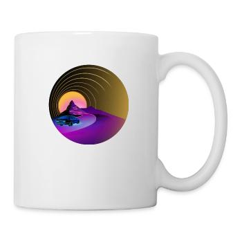 E30 - Retro - Synthwave - Style - Mug - white - Right