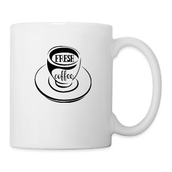 Fresh Coffee - Tasse - Weiß - Rechts