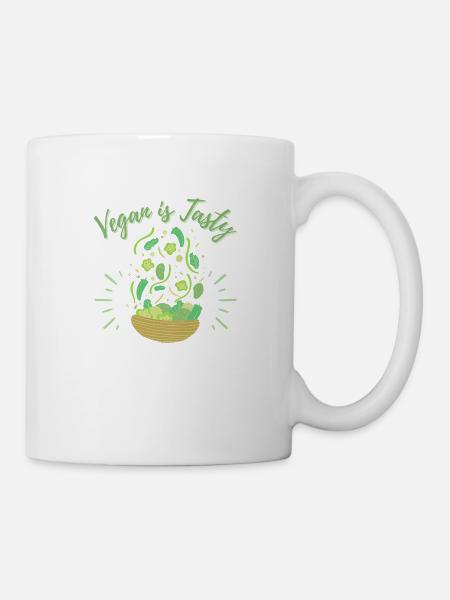 Vegan is tasty - Mug blanc - blanc