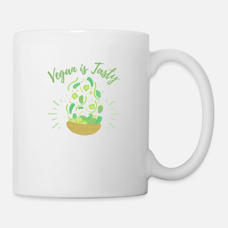 Vegan is tasty - Mug blanc - blanc