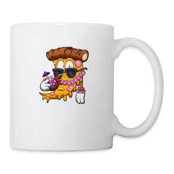 Hawaiianische Pizza - Tasse - Weiß - Rechts