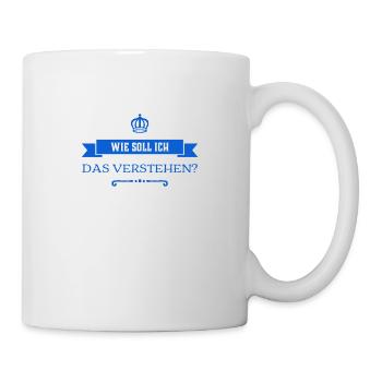 ich verstehe nur Bahnhof - Tasse - Weiß - Rechts