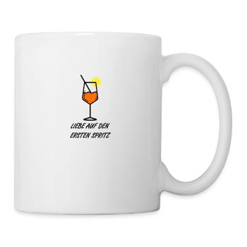 Liebe auf den ersten Spritz - Tasse - Weiß - Rechts