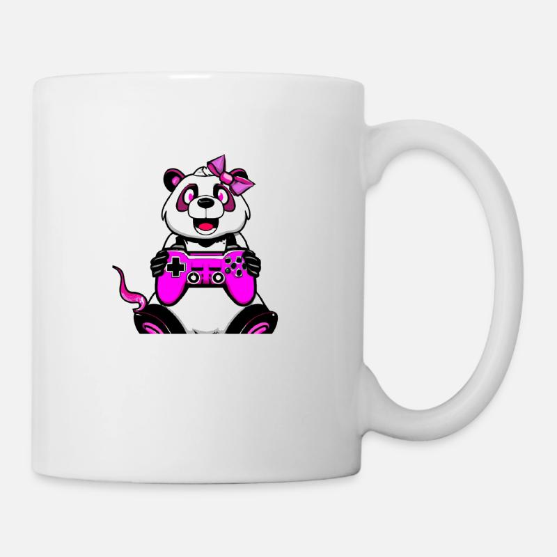 Gaming Panda - Tasse - Weiß