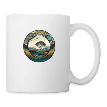 Natürliches Paradies - Tasse - Weiß - Rechts