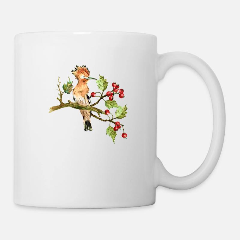 Bunter Vogel - Tasse - Weiß