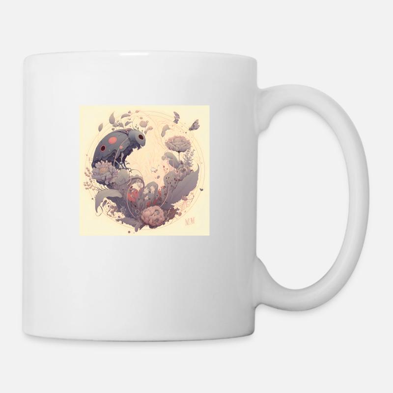 im Einklang mit der Natur Kaefer - Tasse - Weiß