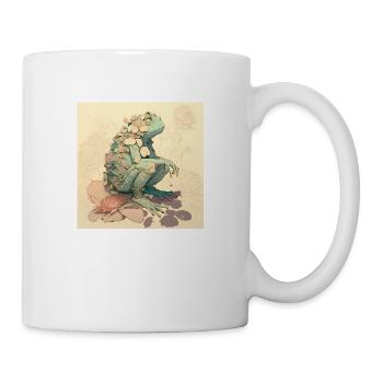 im Einklang mit der Natur Frosch - Tasse - Weiß - Rechts