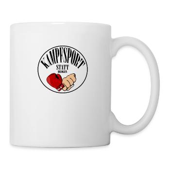 Kampfsport statt Drogen - Tasse - Weiß - Rechts