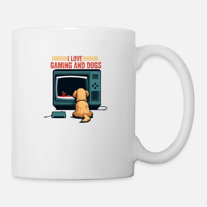 Idée cadeau pour chiens de jeu - Mug blanc - blanc