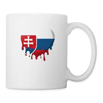 Slovakia Flag Heart Slovak Flag Home - Mug - white - Right