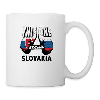 Slovakia flag vintage Slovak flag homeland - Mug - white - Right