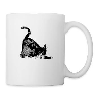 Cat - Mug - white - Right