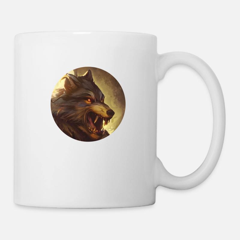 Loup-garou - Mug blanc - blanc