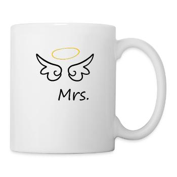 Hochzeit, Braut, Verlobung, Junggesellenabschied - Tasse - Weiß - Rechts