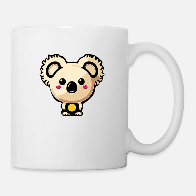 koala mignon - Mug blanc - blanc