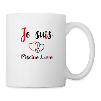 peace and love - Mug blanc - blanc - Droite