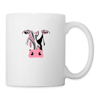 Die wütende Kuh - Tasse - Weiß - Rechts