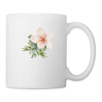 Painted flower - Mug - white - Right